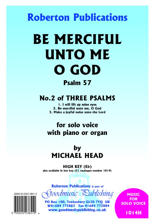 Be Merciful Unto Me O God (high) image