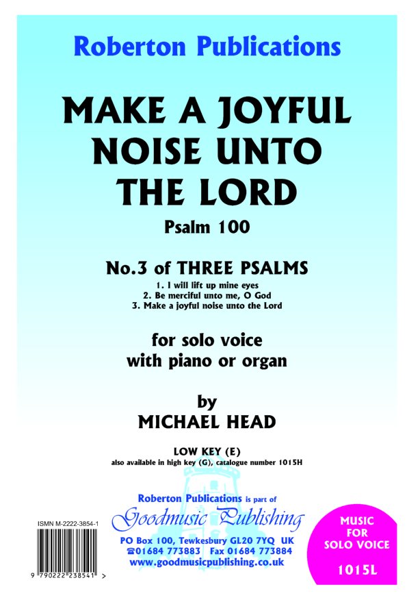 Make A Joyful Noise Psalm100 (low) image